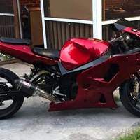 Custom Injection Molding Fairing Kit Fit for  2001-2003 GSXR 600 750 w/ Tank Cover and Rear Seat Cowl