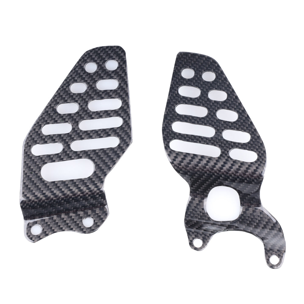 NT Real 100% Carbon Fiber Heel Plates for Yamaha 2008-2012-2014-2015-2016 YZF R6