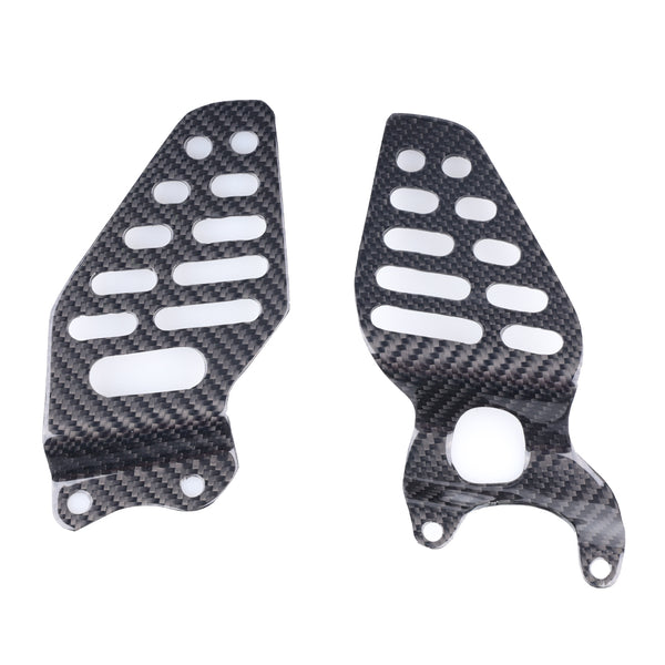 NT Real 100% Carbon Fiber Heel Plates for Yamaha 2008-2012-2014-2015-2016 YZF R6