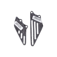 NT 2006-2024 Kawasaki Ninja ZX14 ZZR1400 Heel Plates - 100% Carbon Fiber