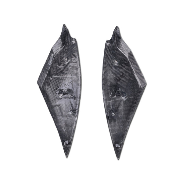 2017-2020 Yamaha YZF R6 100% Carbon Fiber Gas Tank Side Trim Panels Fairing Twill