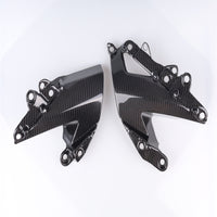NT 2009-2012 Kawasaki Ninja ZX-6R Lower Side Panels-100% Carbon Fiber