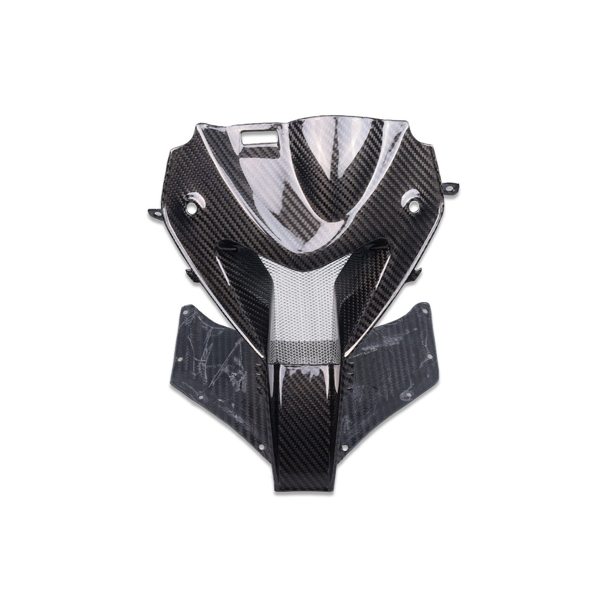 NT 2009-2014 S1000RR 100% Carbon Fiber Head Nose Cowl Air Intake Twill Weave