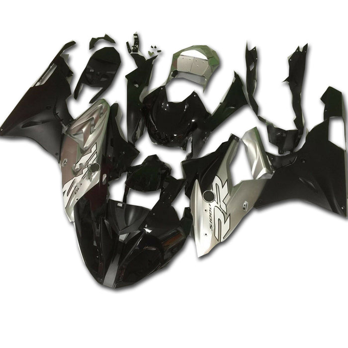 NT Fairing Kit Fit for BMW 2015-2016 S1000RR Black Sliver Injection Mold a018