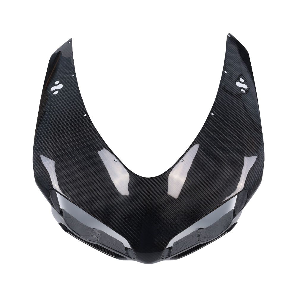 NT FAIRING Real 3K Carbon Fiber Upper Fairing for Ducati 848 1098 1198, Glossy 2x2 Twill Weave