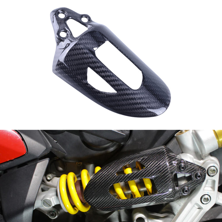 Panigale V2 100% Carbon Fiber Shock Fork Cover NT Ducati 899 959 1199 1299 Panigale | US Stock