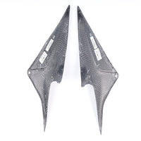 NT 2007-2012 Honda CBR600RR Gas Tank Side Knee Cover Panel-100% Carbon Fiber