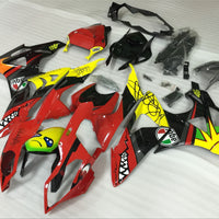 NT Fairing kit Fit for 2009-2014 S1000RR Red Shark Teeth  Injection Mold a09