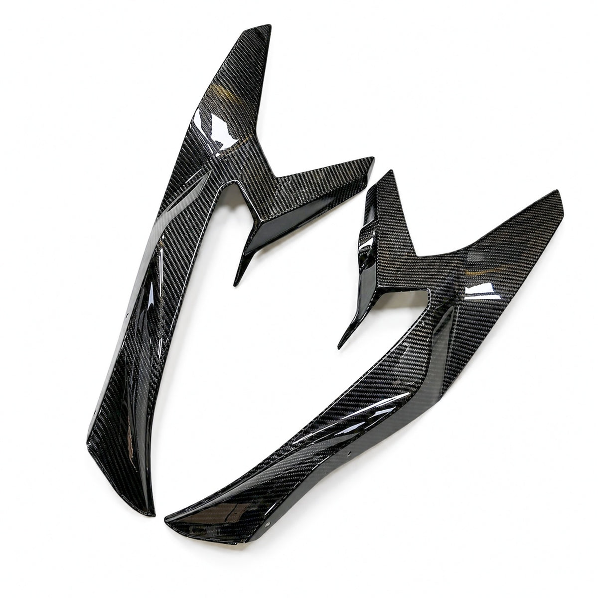 NT Carbon Fiber Tank Side Panel for Kawasaki Ninja 2023-2025 ZX4R ZX4RR ZX25R