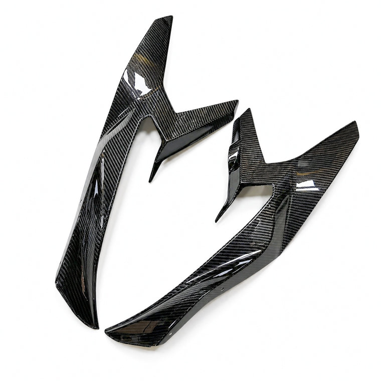 NT Carbon Fiber Tank Side Panel for Kawasaki Ninja 2023-2025 ZX4R ZX4RR ZX25R