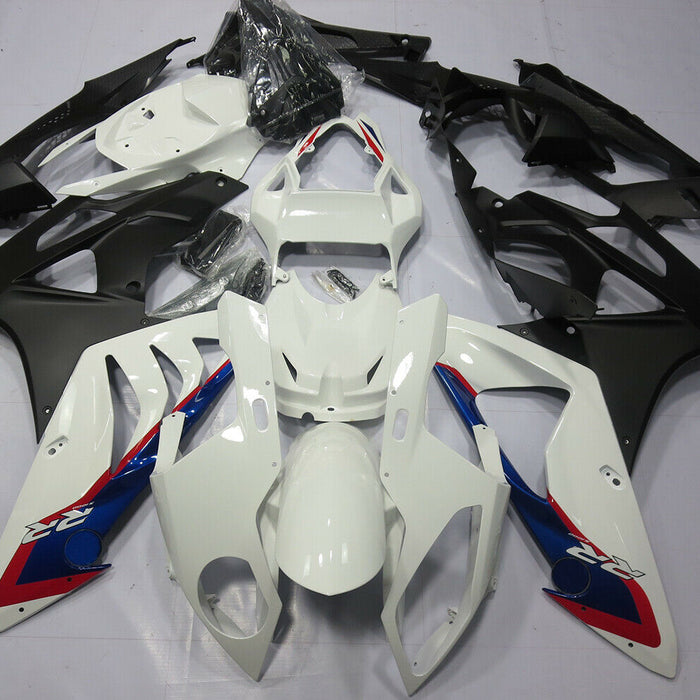 NT White Matte Black Fairing Fit for BMW 2009-2014 S1000RR Injection Mold a029