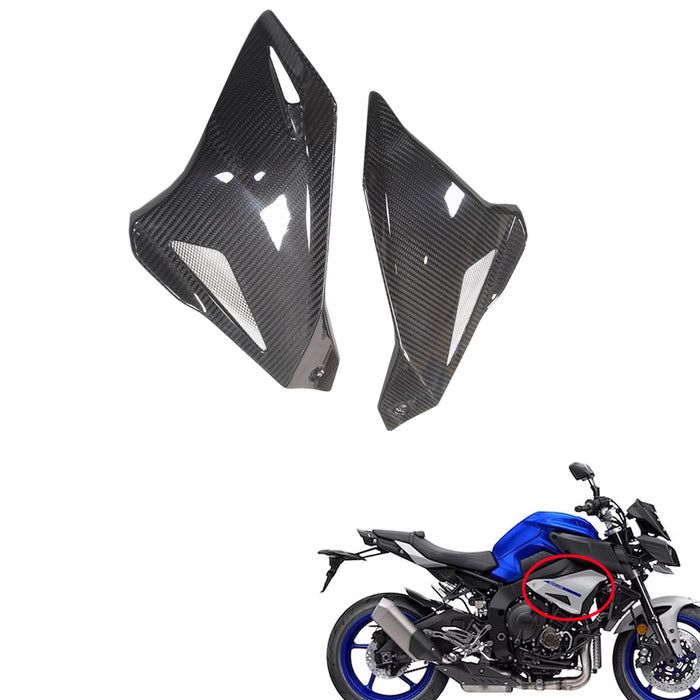NT 100% Carbon Fiber Small Side Panels Fit for Yamaha 2016-2021 FZ-10, MT-10