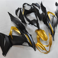 NT Aftermarket Injection ABS Plastic Fairing Fit for ZX6R 636 2013-2018 Gold Black N015