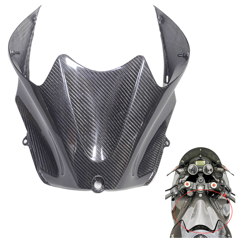 NT 2006-2026 Kawasaki Ninja ZX14R ZZR1400 Half Tank Cover - 100% Carbon Fiber