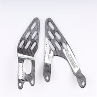 NT 2003 2004 2005 Yamaha YZF R6 Heel Plates - 100% Carbon Fiber