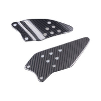 NT 2005-2006 Kawasaki Ninja ZX-6R Heel Plates - 100% Carbon Fiber