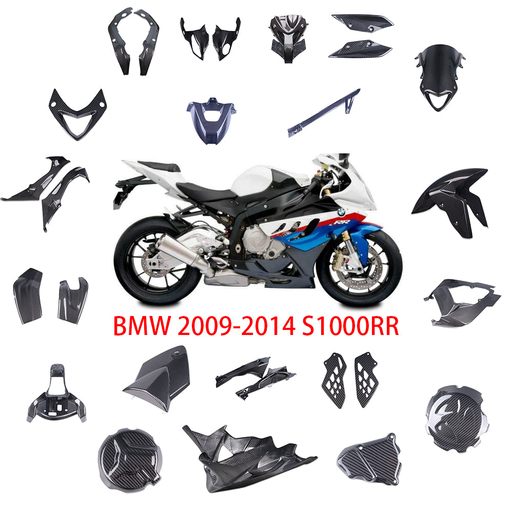 NT 100% Real 3K Twill Carbon Fiber Piece for BMW 2009-2014 S1000RR