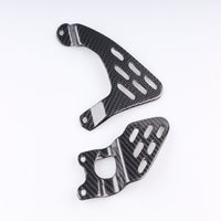 NT 2003 2004 2005 Yamaha YZF R6 Heel Plates - 100% Carbon Fiber