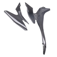 NT 2007-2008 Kawasaki Ninja ZX6R Seat Side Panels - 100% Carbon Fiber