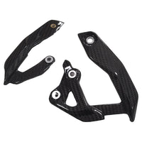 NT 3K Real Carbon Fiber Plate Heel Guards Fit for BMW 2020-2025 S1000XR