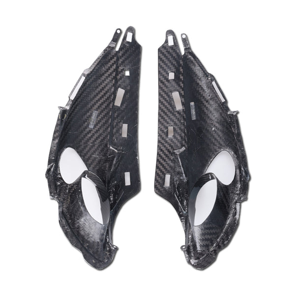 100% Carbon Fiber Air Intake Cover Front Ducts for Suzuki GSXR1300 Hayabusa 2008-2020