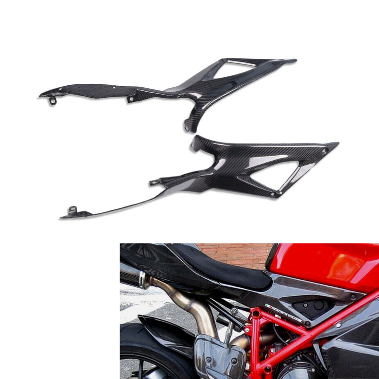 1198 Tank Side Panels - 100% Carbon Fiber  1098 NT 2007-2013 Ducati 848