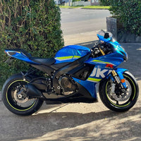 NT Aftermarket Injection ABS Plastic Fairing Fit for GSXR 600/750 2011-2024 Blue Black N041
