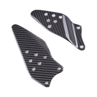 NT 2005-2006 Kawasaki Ninja ZX-6R Heel Plates - 100% Carbon Fiber