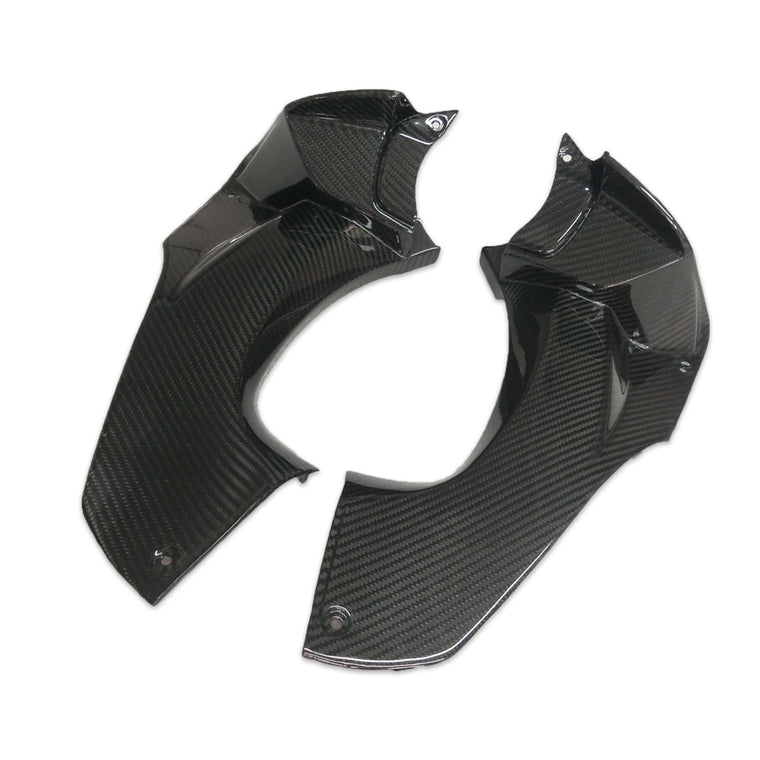 NT 2012-2025 Kawasaki Ninja ZX14 ZZR1400 Dash Airduct Covers-100% Carbon Fiber