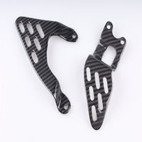 NT 2003 2004 2005 Yamaha YZF R6 Heel Plates - 100% Carbon Fiber