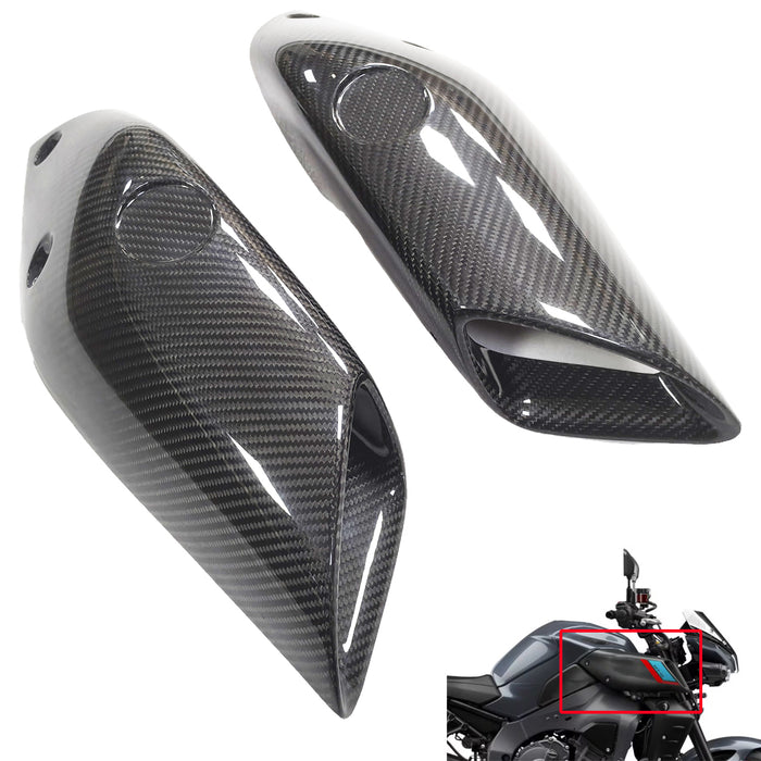 NT 100% Real 3K Carbon Fiber Samll Side Panels Fit for Yamaha 2022-2025 MT10