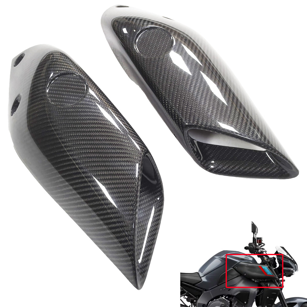 NT 100% Real 3K Carbon Fiber Samll Side Panels Fit for Yamaha 2022-2025 MT10