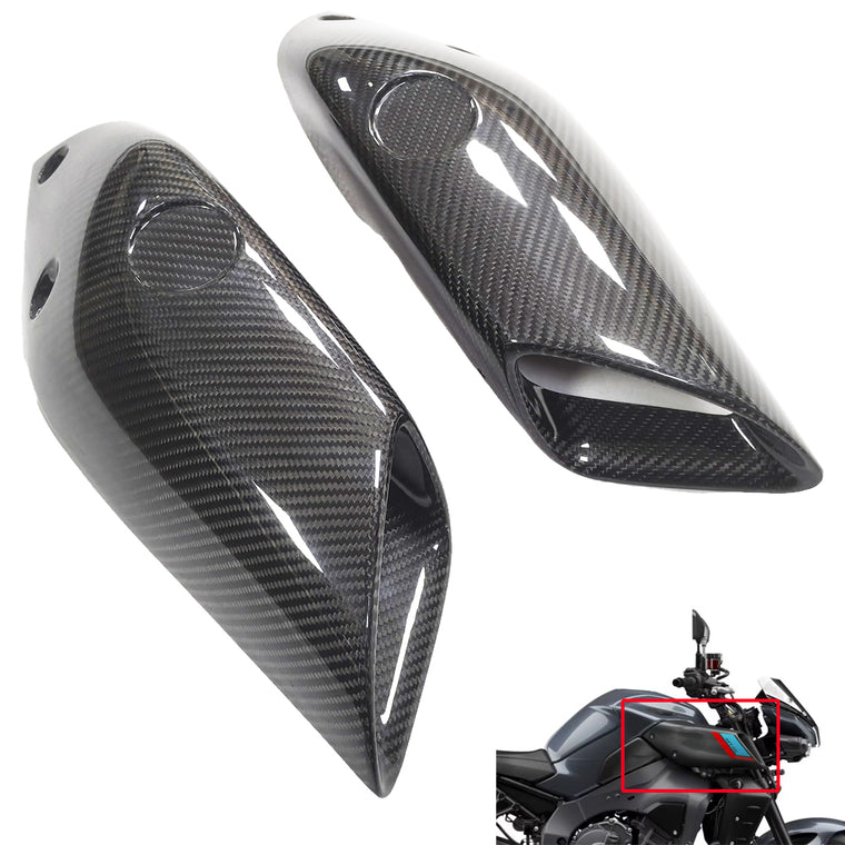 NT 100% Real 3K Carbon Fiber Samll Side Panels Fit for Yamaha 2022-2025 MT10