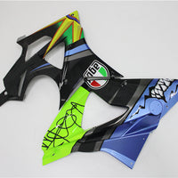 NT Fairing Fit for BMW 2009-2014 S1000RR Blue Shark Teeth Injection Mold a012