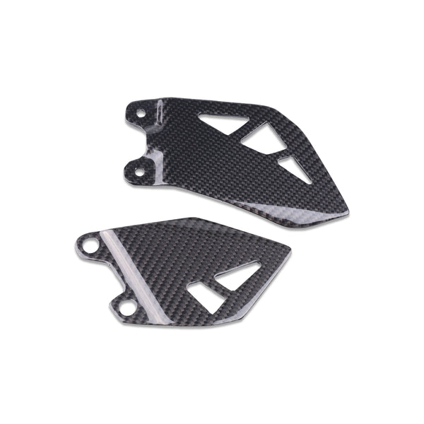 NT 2011-2015 Kawasaki Ninja ZX-10R Heel Plates - 100% Carbon Fiber