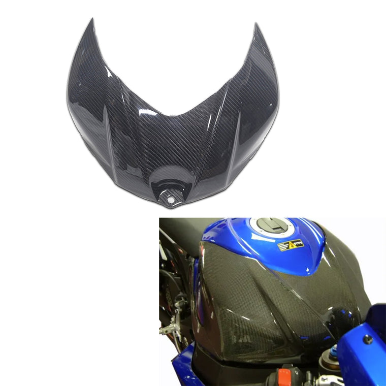 NT Real 100% Carbon Fiber Half Tank Cover Fit for Suzuki 2007 2008 GSXR 1000