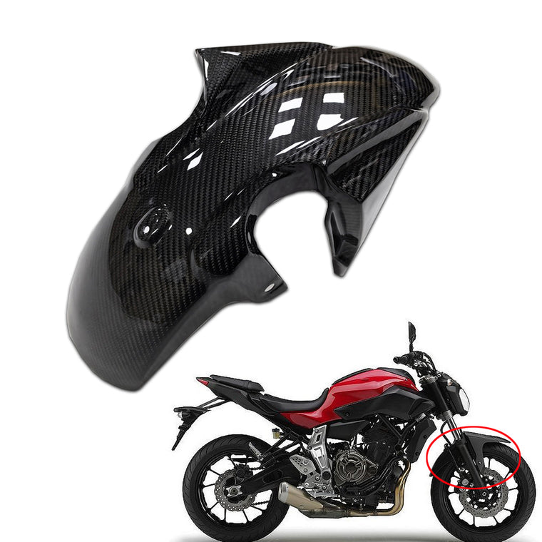NT 100% Carbon Fiber Front Fender Hugger Fit for Yamaha 2014-2020 FZ07 MT07