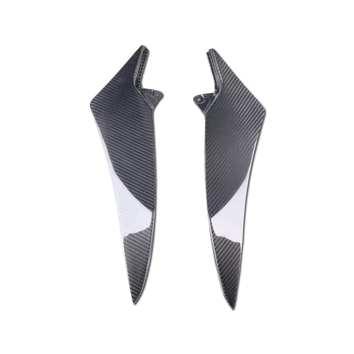 2009-2014 Yamaha R1 100% Carbon Fiber Gas Tank Side Trim Cover Panel Cowling Fairing