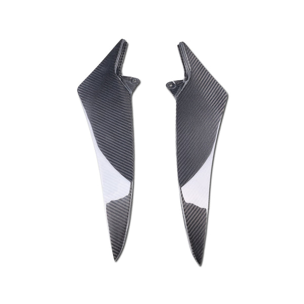 2009-2014 Yamaha R1 100% Carbon Fiber Gas Tank Side Trim Cover Panel Cowling Fairing