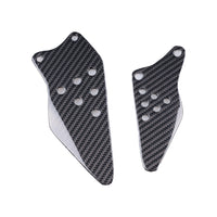 NT 2007-2008 Kawasaki Ninja ZX6R Heel Plates - 100% Carbon Fiber