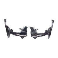 NT Small Inner Duct Covers in 100% Carbon Fiber for Kawasaki ZX6R 2019-2023