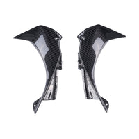 NT 2019-2023 KAWASAKI Ninja ZX6R REAL 100% Carbon Fiber INNER DASH INTAKE COVERS L-R