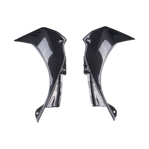 NT 2019-2023 KAWASAKI Ninja ZX6R REAL 100% Carbon Fiber INNER DASH INTAKE COVERS L-R