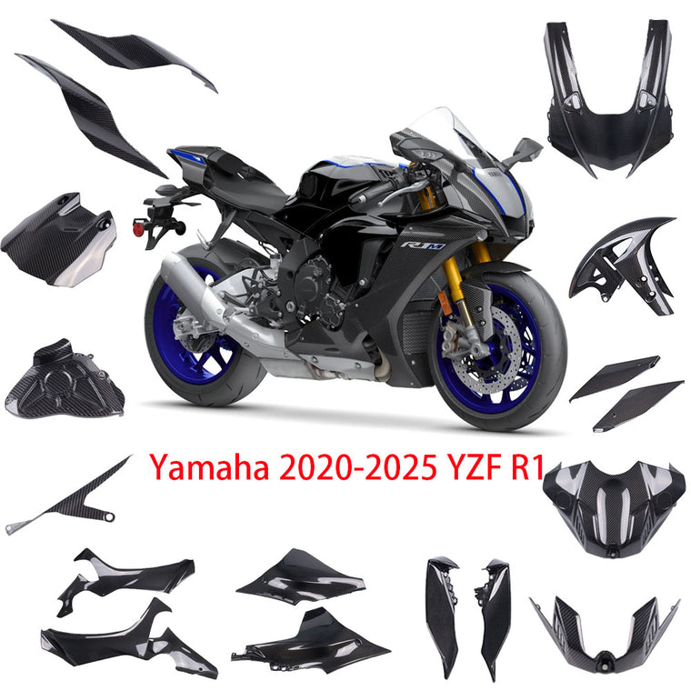 NT Real 3K Twill Carbon Fiber Pieces for Yamaha 2020-2025 2022 2023 2024 YZF R1