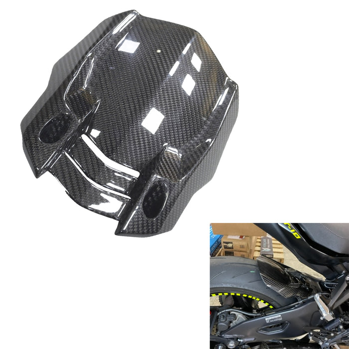 NT 100% Real 3K Carbon Fiber Rear Hugger Fender Fit for Yamaha 2022-2025 MT10