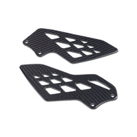 NT 2009-2014 BMW S1000RR  Heel Plates - 100% Carbon Fiber