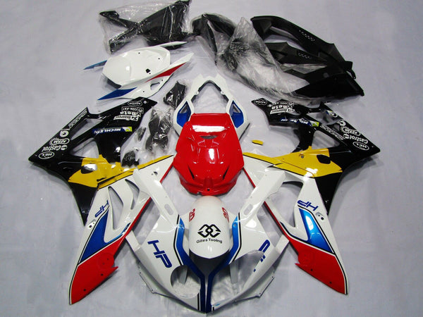 NT White Red Yellow Fairing Fit for 2009-2014 S1000RR Injection Mold a025
