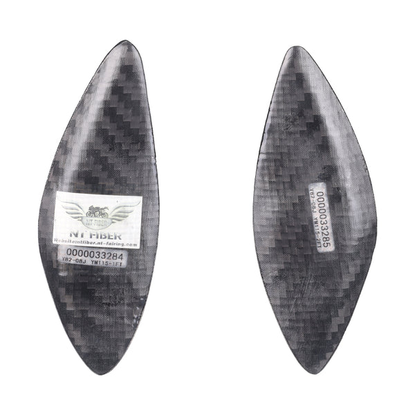 NT Real 100% Carbon Fiber Tank Side Panels Guards for Yamaha 2008-2013-2016 YZF R6