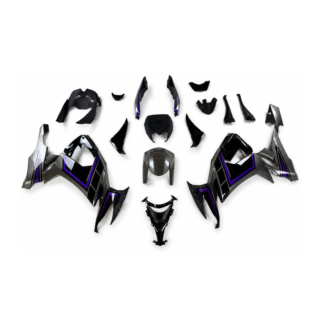 NT Fairing Fit for Kawasaki 2008-2010 ZX-10R N087- Black | ABS Injection - 6