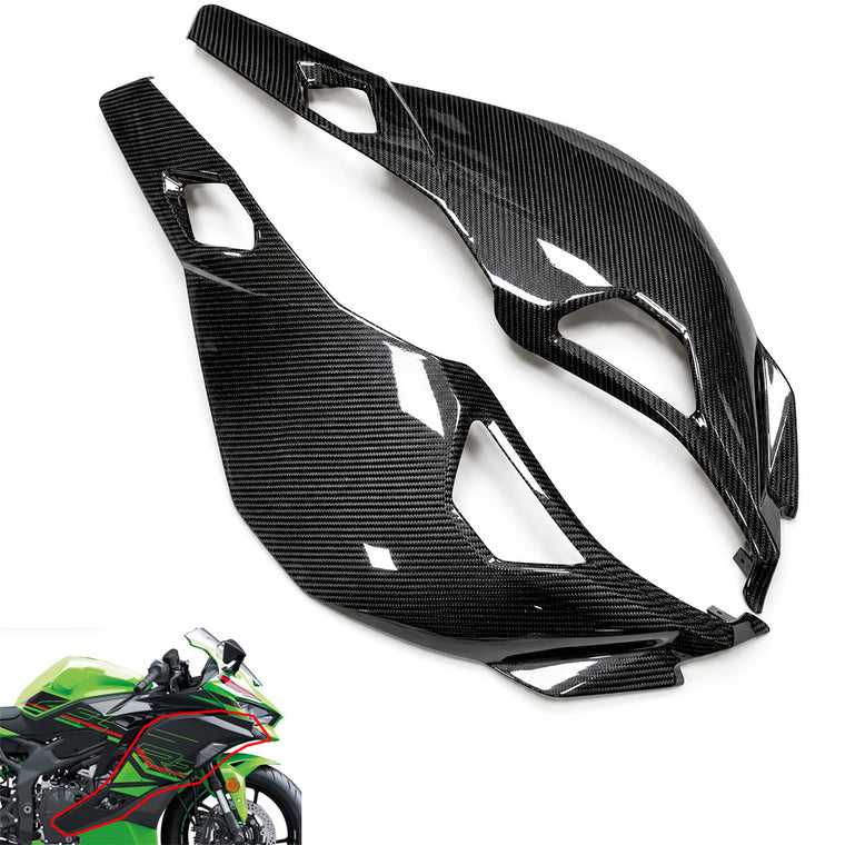 NT Carbon Fiber Side Panel Winglets for Kawasaki Ninja 23-25 ZX4R ZX4RR ZX25R